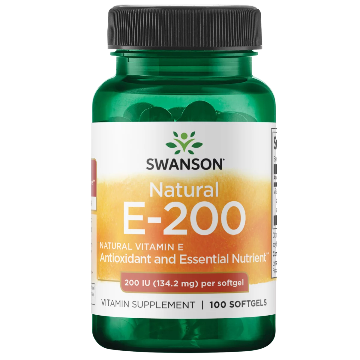 Swanson Natural Vitamin E 200IU 100 softgels soodushinnaga (1)