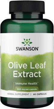 Swansoni oliivilehe ekstrakti hind 500mg 60 kapslit
