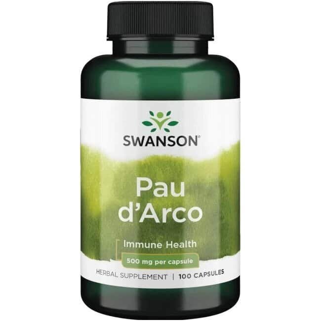 Swanson Pau D'Arco 500 mg 100 kapslit