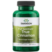 Swanson True Cinnamon Full Spectrum hind - 120 kapslit