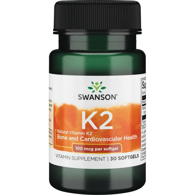 Swanson vitamiin K2 100 mcg 30 kapslit
