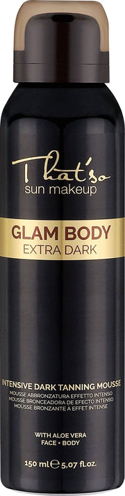 That's Sun Makeup Glam Body Mousse Extra Dark Sun Spray isepruunistav vaht DHA 8 150ml hind