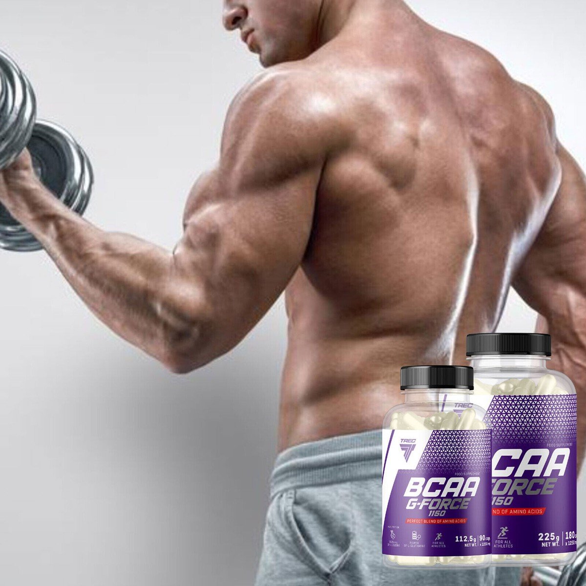 Trec BCAA G-Force 90 ja 180 korgid