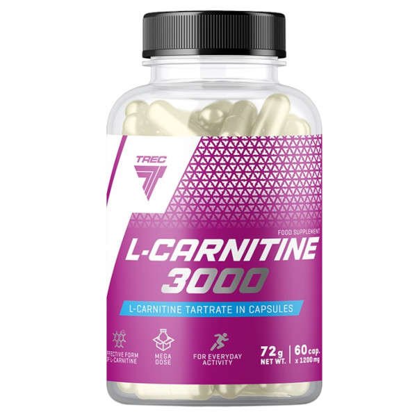 TREC L-CARNITINE 3000 60-120 caps hind