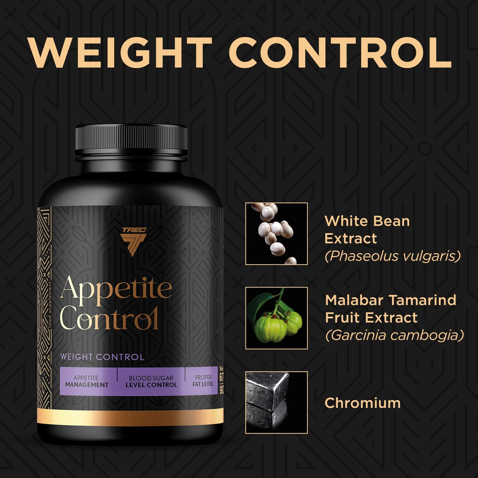 Trec Nutrition Appetite Control 90 Capsules Ingredients