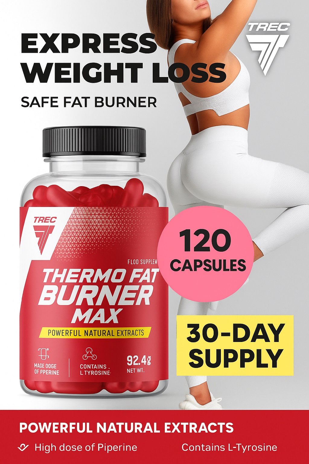 Trec Thermo Fat Burner Max 120 caps eelised
