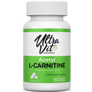 UltraVit Acetyl-L-Carnitine 60 kapslit toitumise hind