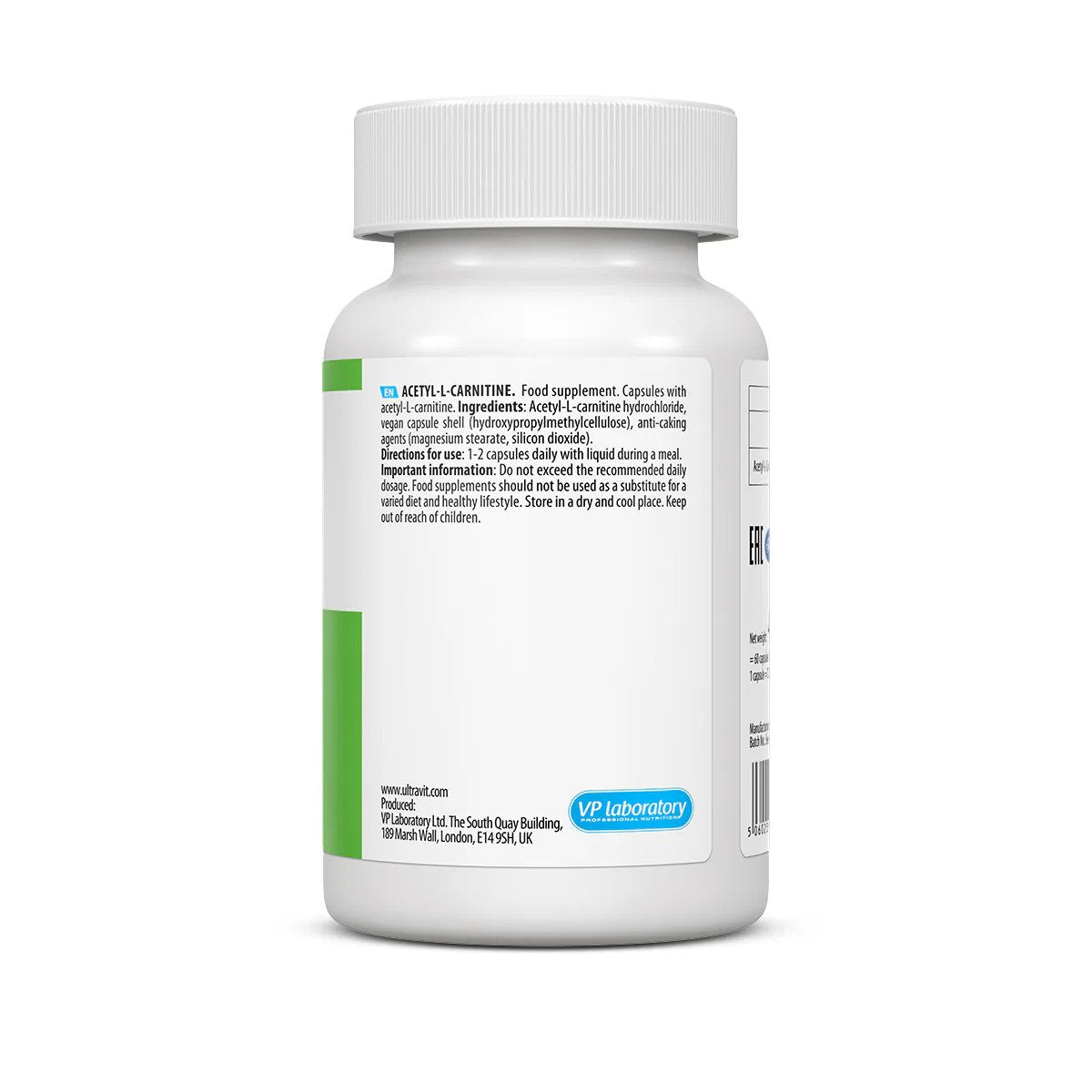 UltraVit Acetyl-L-Carnitine 60 kapslite kasutamine