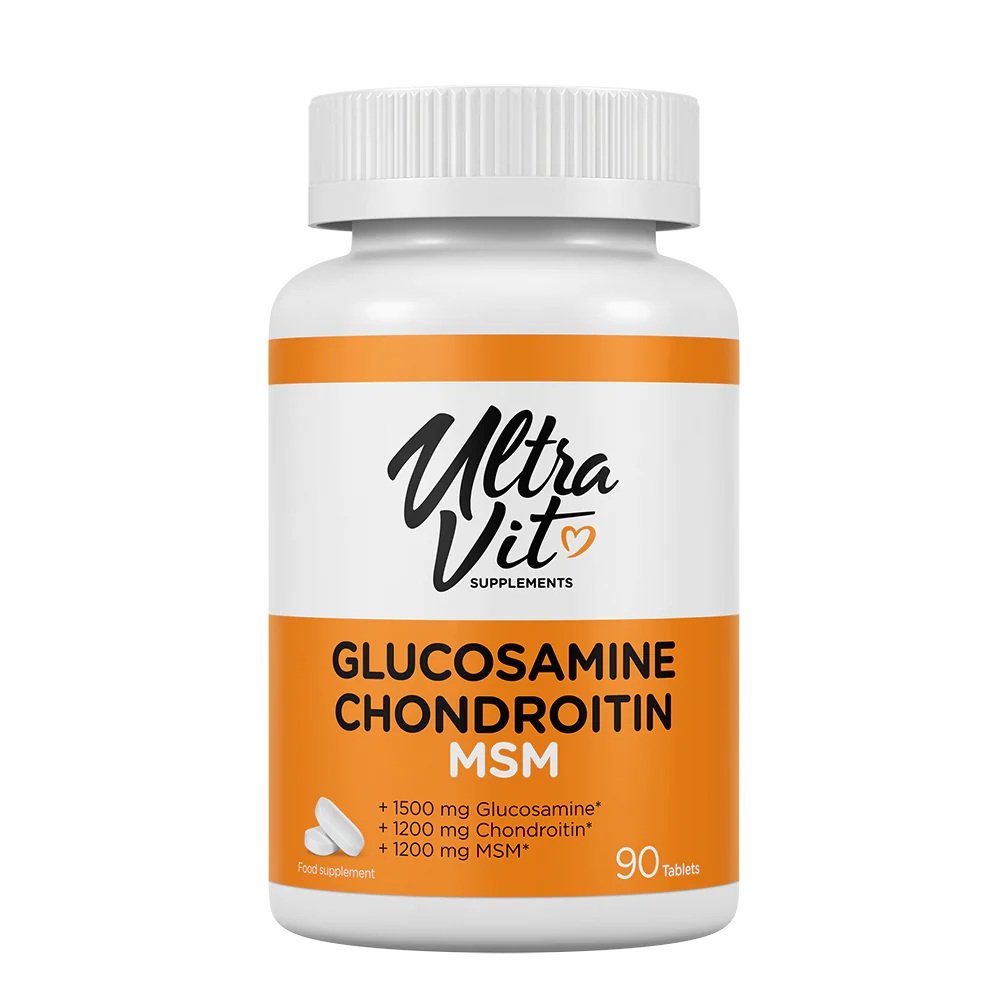 UltraVit Glucosamine Chondroitin MSM 90 tableti hind