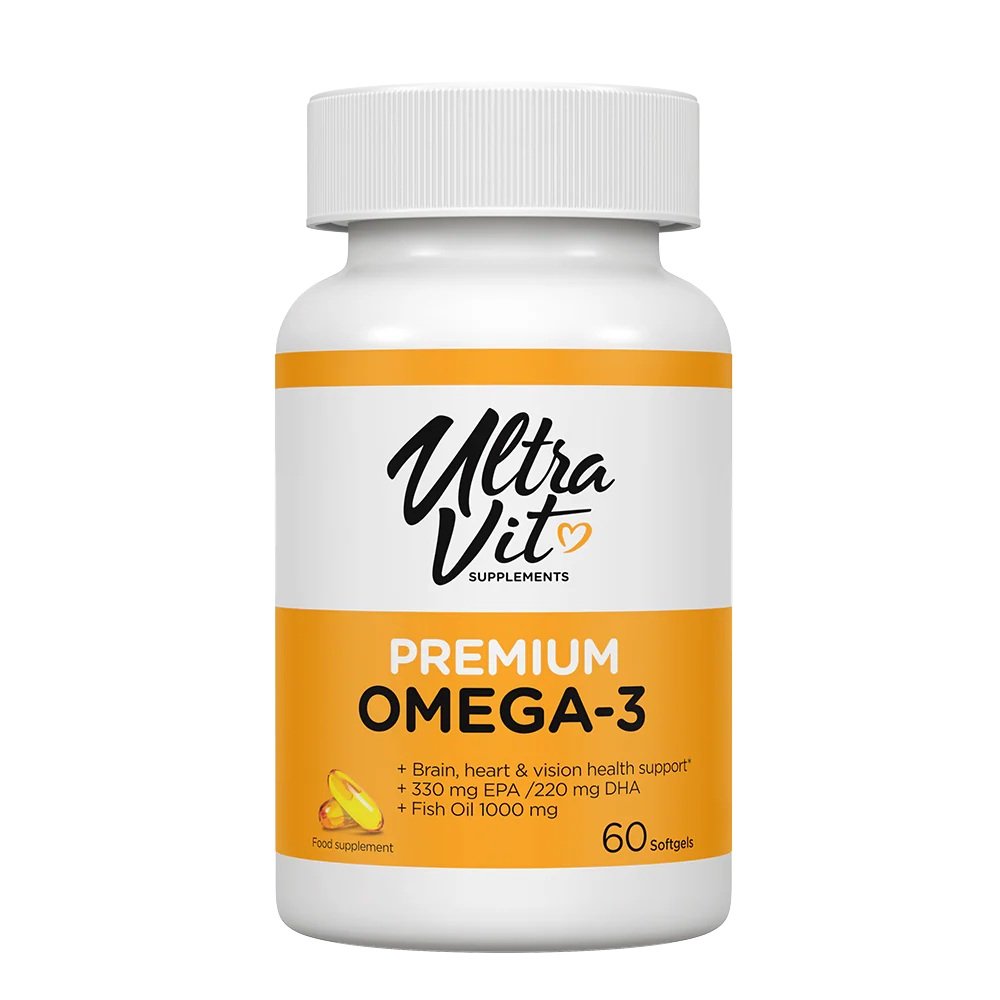 UltraVit Premium Omega-3 60 Softgeelide hind