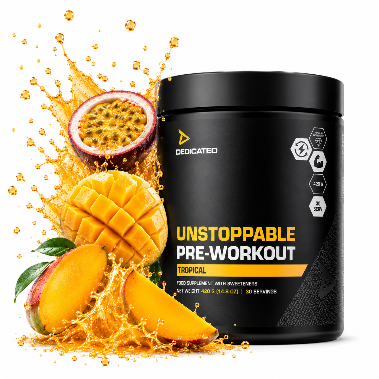 Dedicated UNSTOPPABLE™ Pre-Workout – 420 g