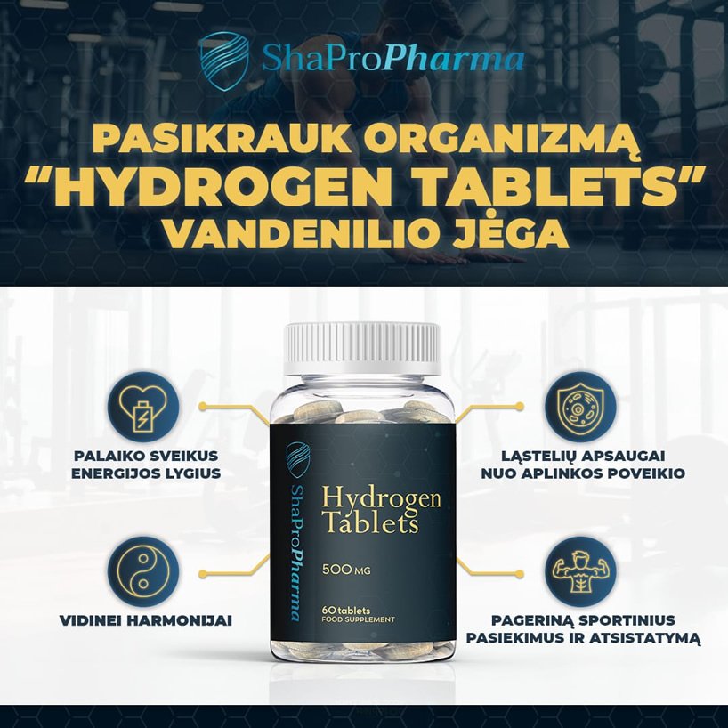 advantages of hydrogen tablets