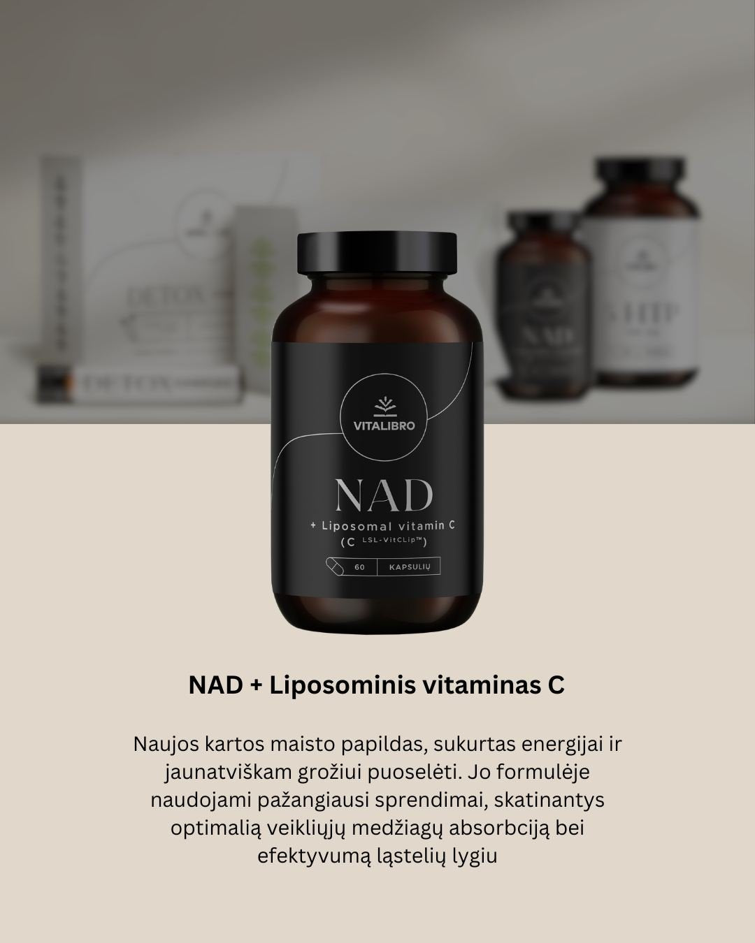 Vitalib NAD+ vit C hind