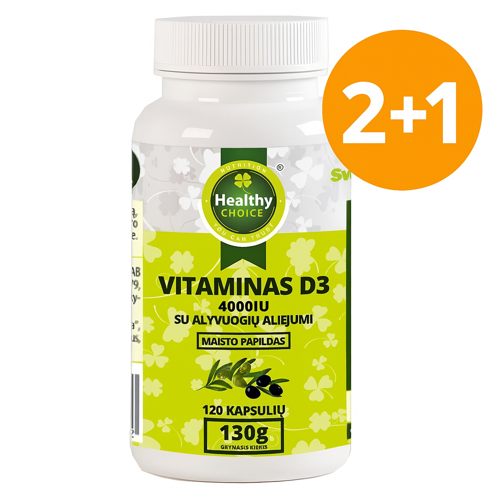 D3-vitamiini toidulisand koos pakkumisega