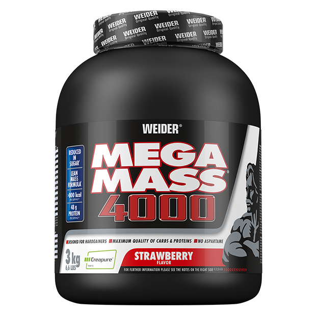 Weider Mega Mass 4000 Massi suurendaja- 3000 grammi hind