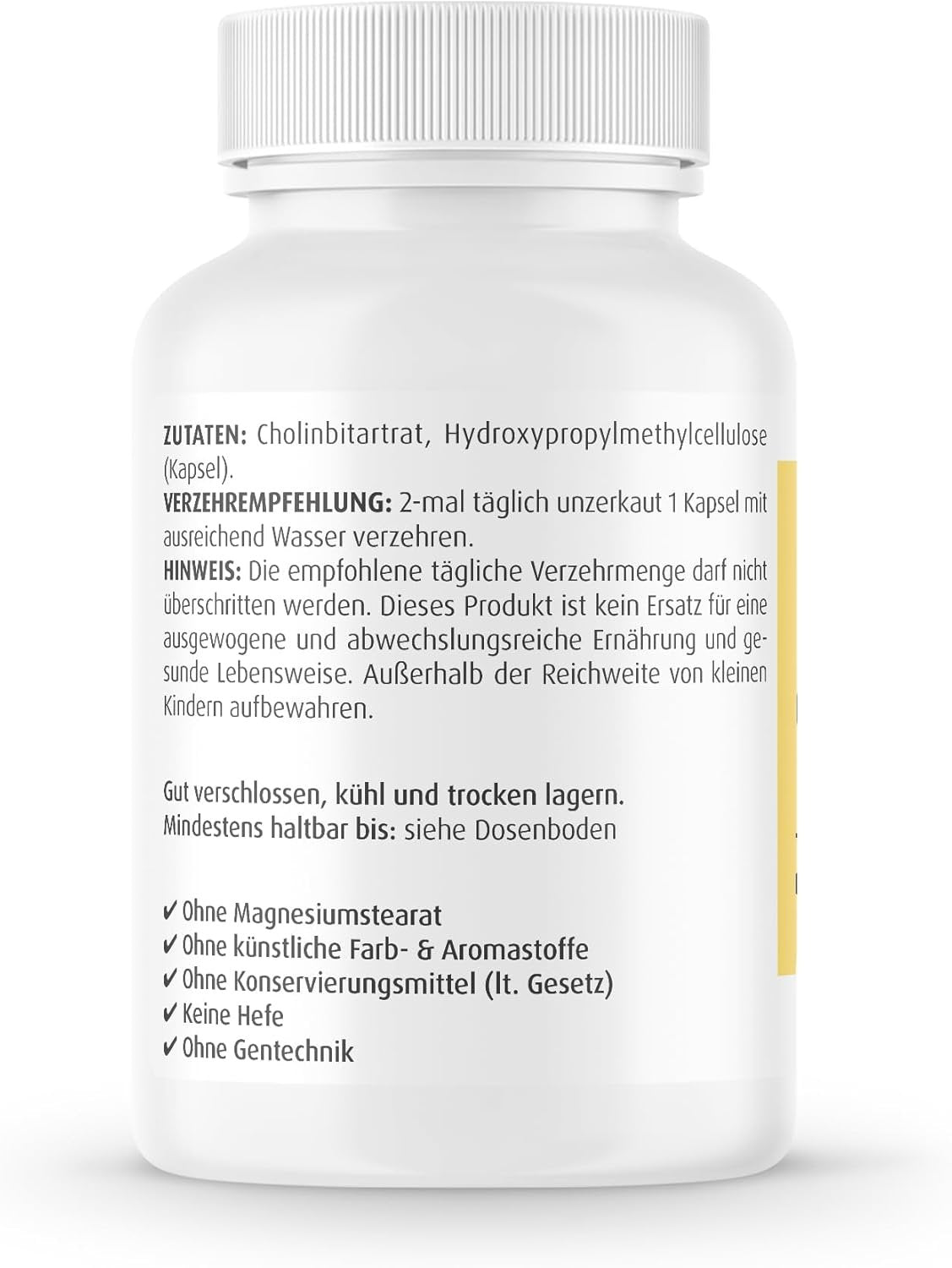 Use of Zein Pharma Choline, 600mg - 60 caps
