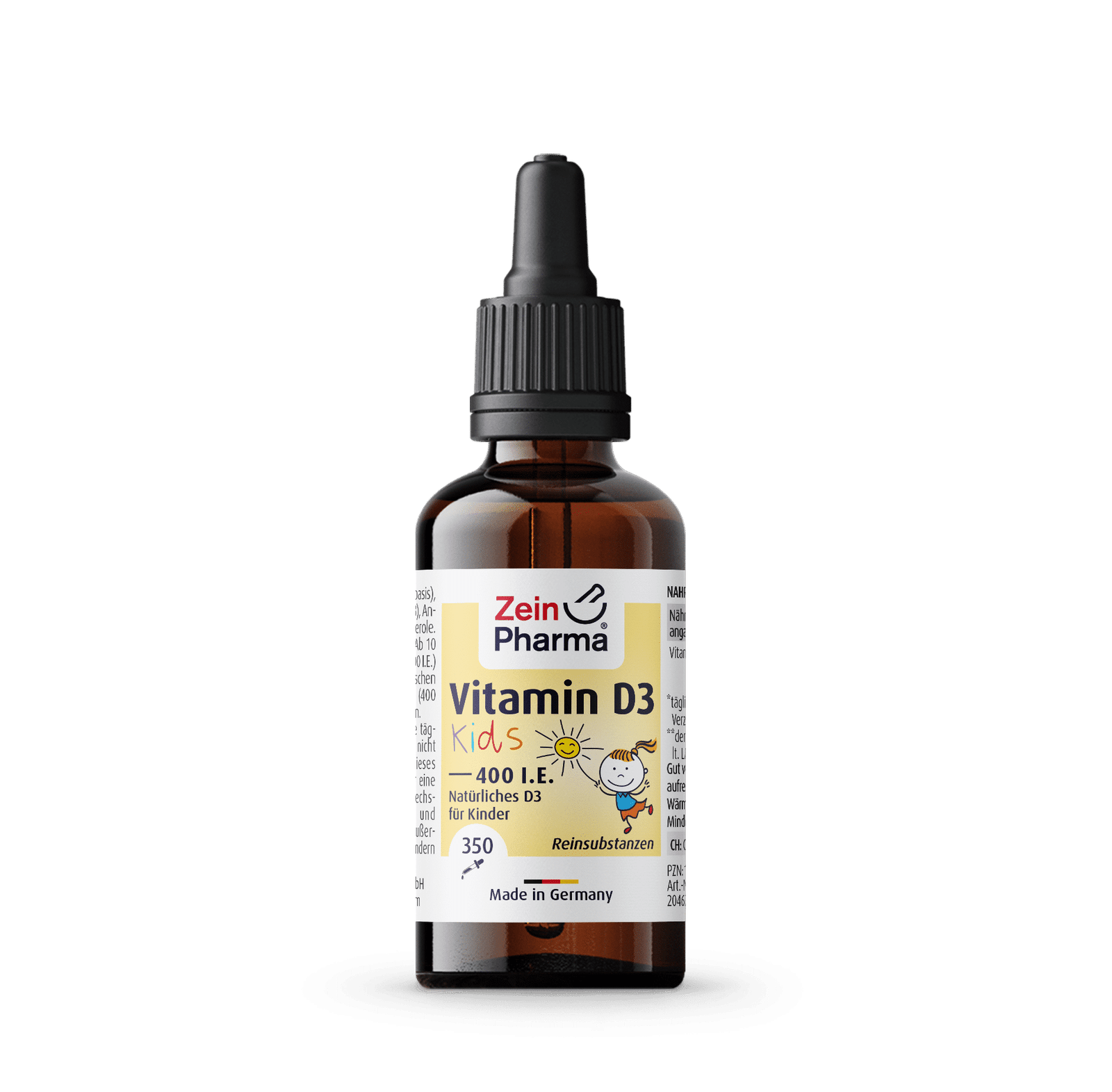 Zein Pharma D3-vitamiini tilgad lastele, 400IU - 10 ml. pudel