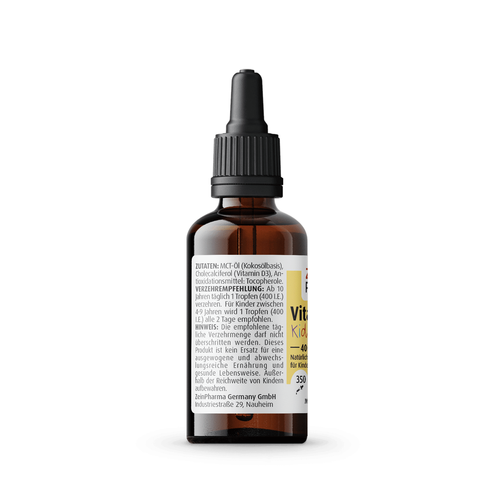 Zein Pharma D3-vitamiini tilgad lastele, 400IU - 10 ml. tarbimist