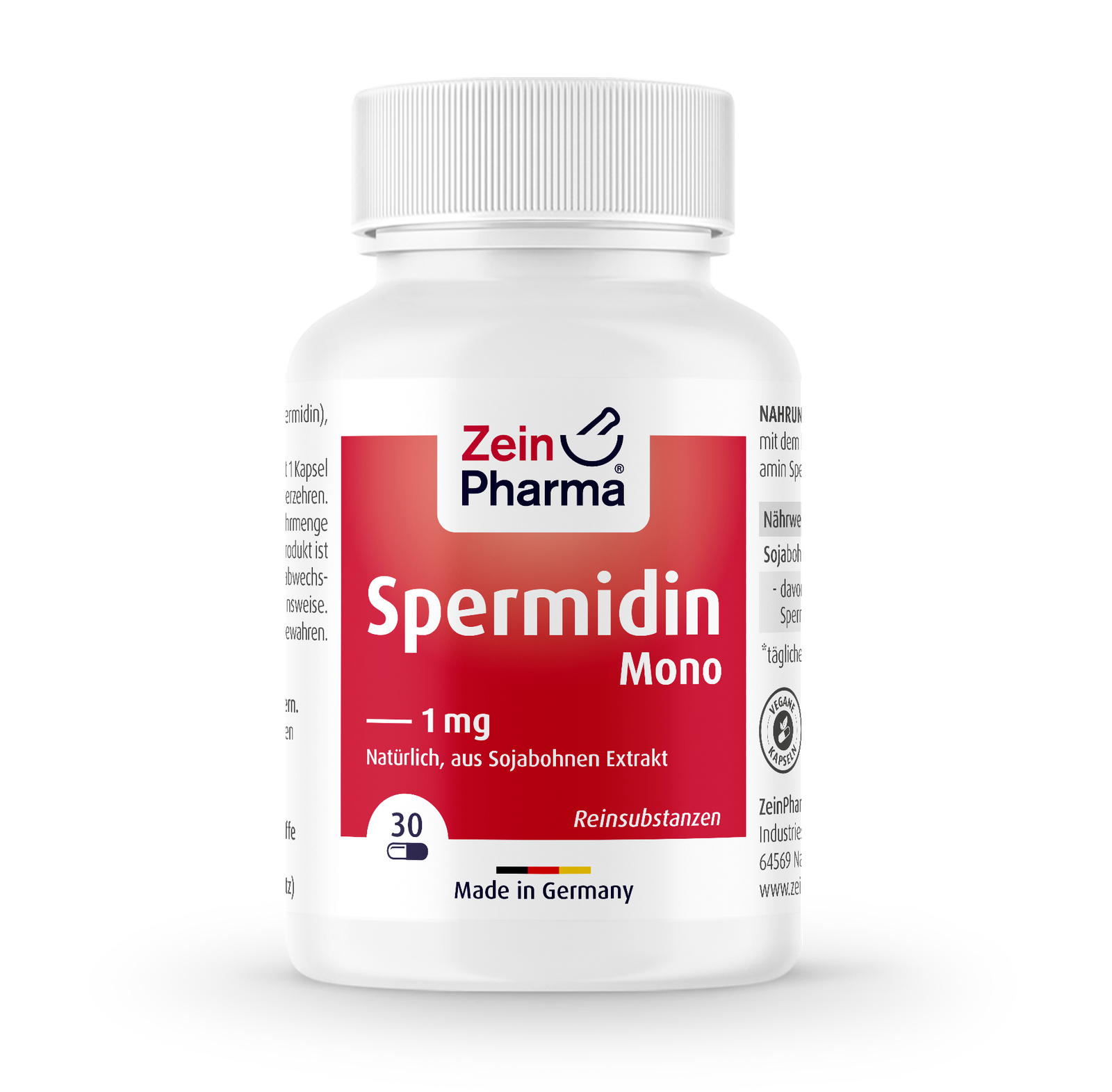 Zein PharmaSpermidin Mono Kapslid 1 mg 30 kapsli hind